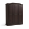 Rico wardrobe 3 doors width 152 cm, height 193 cm colonial stain/wax.