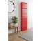 Pisa Schuhschrank mit 5 Klappen/T�ren in Metall rot. Fertig montiert geliefert.