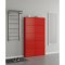 Pisa Schuhschrank mit 10 Klappen/T�ren in Metall rot. Fertig montiert geliefert.