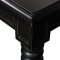 Amaretta ensemble pour salle � manger table noir 100x180/280 incl. 2 rallonges, 6 chaises boucl� marron.