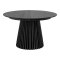 Tokyo ensemble pour salle � manger table � manger noir �120x120-160-200 incl. 2 rallonges, 6 chaises boucl� beige.