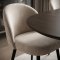 Tokyo Essgruppe Esstisch smoked, 6 St�hle aus beigem Velours.