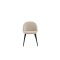 Amaretta Essgruppe Tisch schwarz 6 St�hle Velour beige.