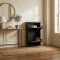 Pisa skoskab med 2 l�ger. Metal sort. Leveres f�rdig samlet.