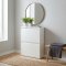 Pisa skoskab med 2 l�ger. Metal hvid. Leveres f�rdig samlet.