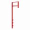 Pisa stumtjener, knager�kke 1 b�jlestang, 3 knager r�d.
