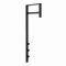 Pisa stumtjener, knager�kke 1 b�jlestang, 3 knager sort.