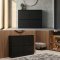 Pisa skoskab med 4 l�ger. Metal sort. Leveres f�rdig samlet.