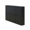Pisa skoskab med 6 l�ger. Metal sort. Leveres f�rdig samlet.