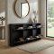 Pisa skoskab med 6 l�ger. Metal sort. Leveres f�rdig samlet.