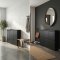 Pisa skoskab med 6 l�ger. Metal sort. Leveres f�rdig samlet.