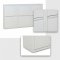 Pisa skoskab med 6 l�ger. Metal hvid. Leveres f�rdig samlet.