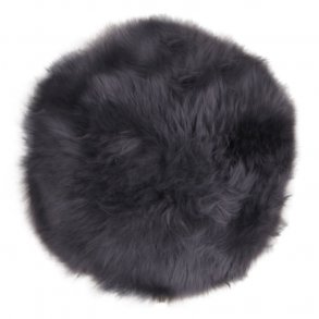 Risk stolsdyna 35 i grtt lammskinn frn Nya Zeeland.