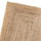 Broom tppe 90x60 cm i flettet jute natur.