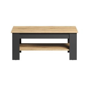 Universal Couchtisch grau, Eiche dekor.