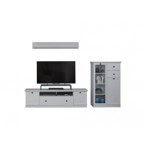 Brax TV Tisch Aufstellung D, weiss.