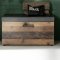 Irwin Sitzbank 1 Klapptr, grau Matera Dekor, Old Wood Dekor.