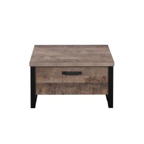 Emile Couchtisch 2 Schubladen, EicheTabak dekor.