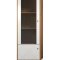 Touch Vitrinenschrank 2 Tren Artisan Eiche dekor, wei matt.
