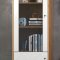Touch Vitrinenschrank 2 Tren Artisan Eiche dekor, wei matt.