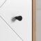 Touch Badschrank wei matt, Eiche dekor.