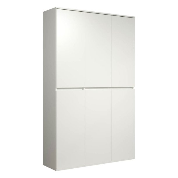 Nevada Kleiderschrank 6 Tren, wei.