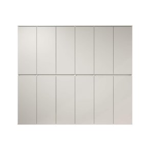 Nevada Kleiderschrank 12 Tren wei.