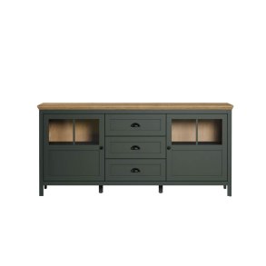 Stanton Sideboard gr�n, Eiche dekor.