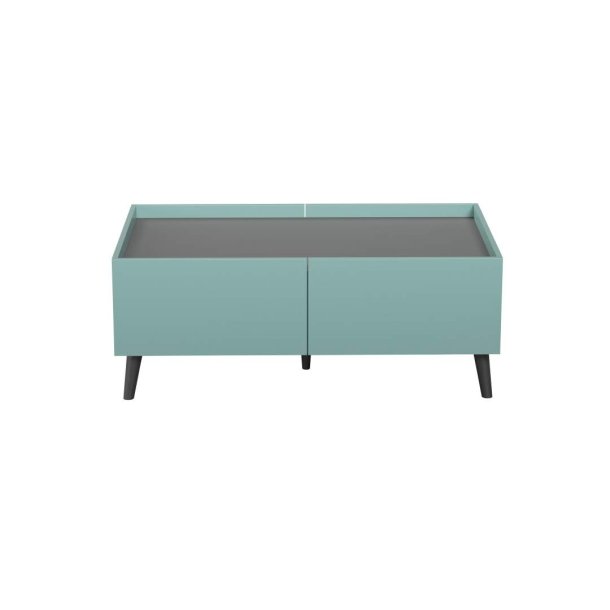 Melton Couchtisch blau, grau.