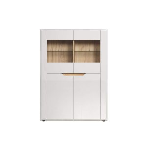 Marlon Sideboard wei Hochglanz.