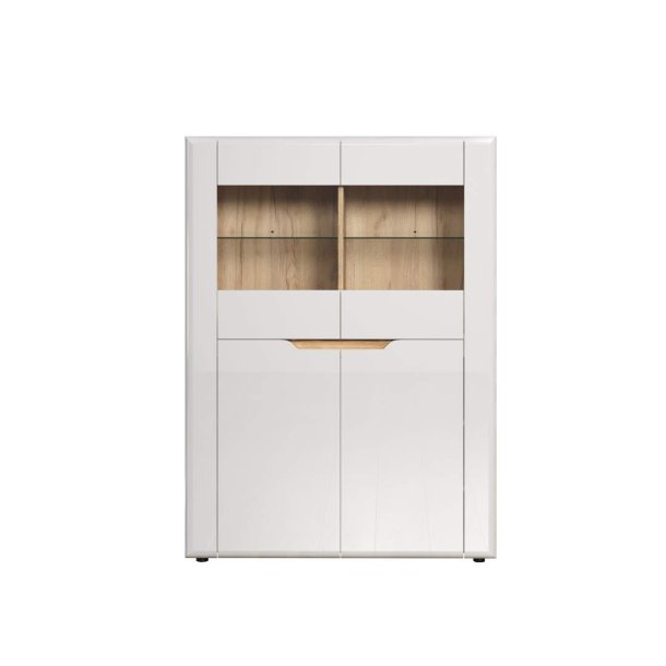 Marlon Sideboard wei Hochglanz.