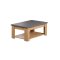 Follow table basse gris, chne dcor.