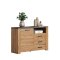 Follow Sideboard Eiche dekor, grau.