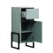 Matix Badschrank blau, grau.