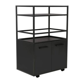 Mosaik kreedns domowy bar na kłkach czarny.