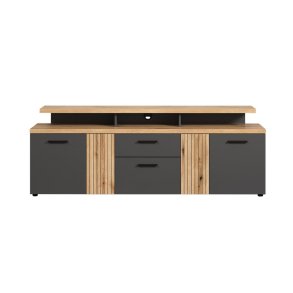 Esteban TV Tisch 5 T�ren, 1 Schublade, 2 Regale Antracit.