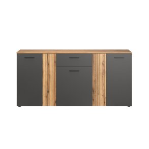 Esteban Sideboard 5 T�ren, 1 Schublade Antracit.