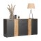 Esteban Sideboard 5 T�ren, 1 Schublade Antracit.
