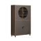 Fusion Vitrinenschrank 4 T�ren Bronze-Dekor.