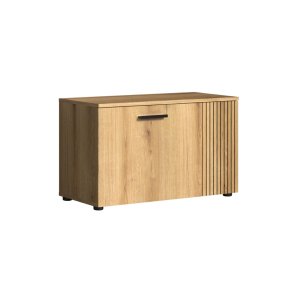 PureBliss benk med oppbevaring eik dekor.