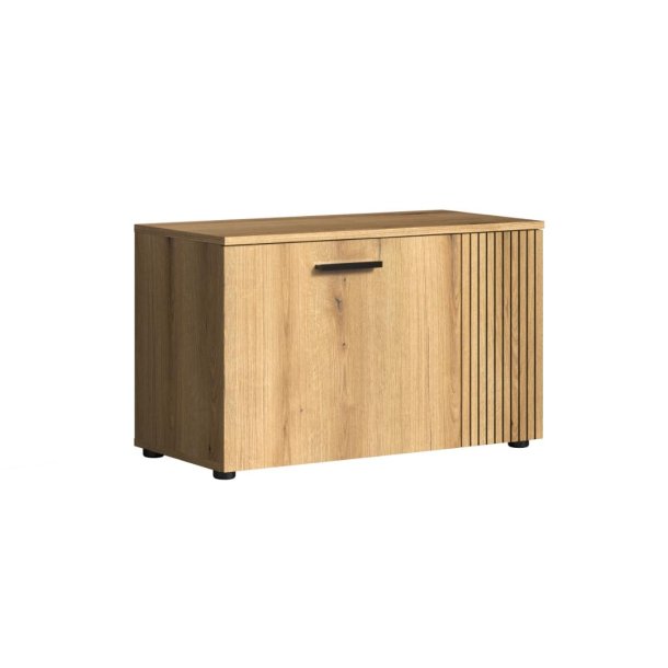 PureBliss benk med oppbevaring eik dekor.