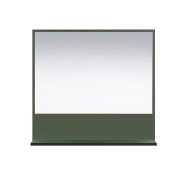 PureBliss badspegel med 1 hylla gr�n.