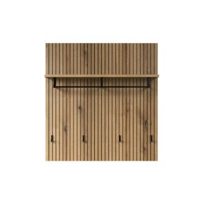 PureBliss knager�kke 1 hylde, 1 b�jlestang, 4 knager eg dekor.