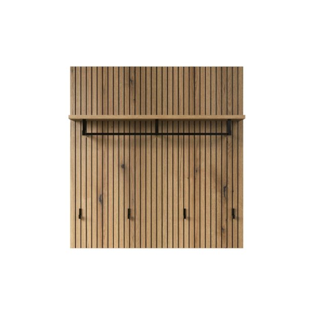 PureBliss knager�kke 1 hylde, 1 b�jlestang, 4 knager eg dekor.