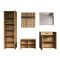 PureBliss garderobe opstelling 5 delen eiken decor.