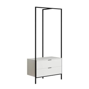 Jody garderobe oppstilling hvit.