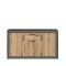 Salvada Sideboard grau, Eiche dekor.