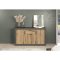 Salvada Sideboard grau, Eiche dekor.