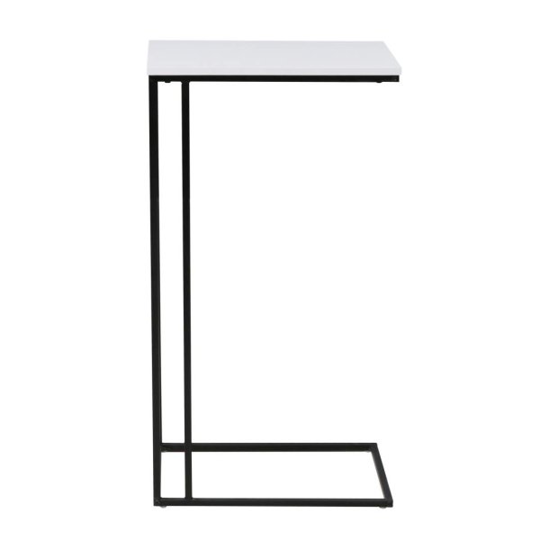 Strike sofabord hjrnebord hvid.