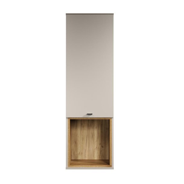 SaoPaulo Vitrinenschrank Wandmontiert 1 T�r, 1 Regal Kashmir.